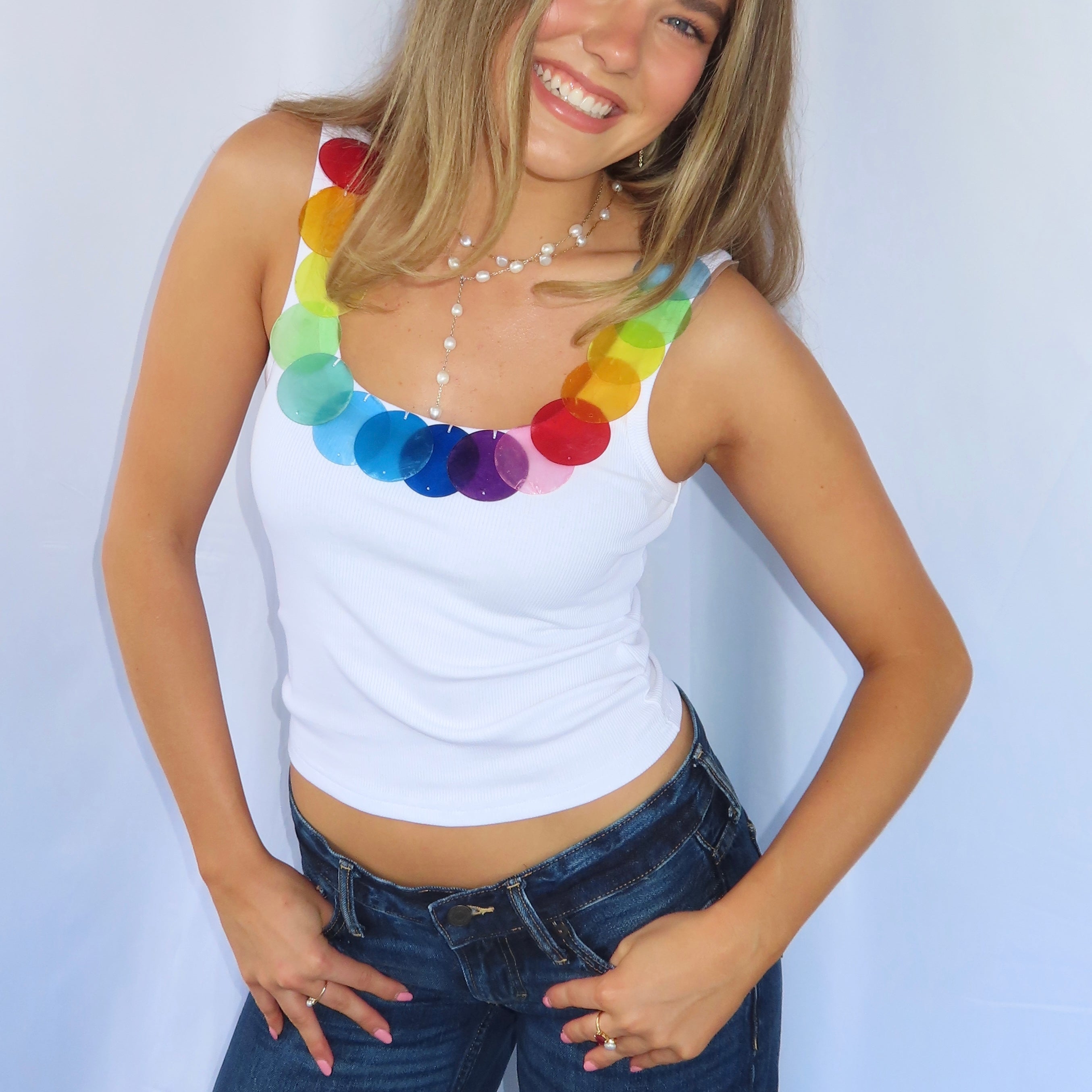 Caro Tank - Rainbow